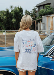 SUMMER BY THE SEA BOX TEE