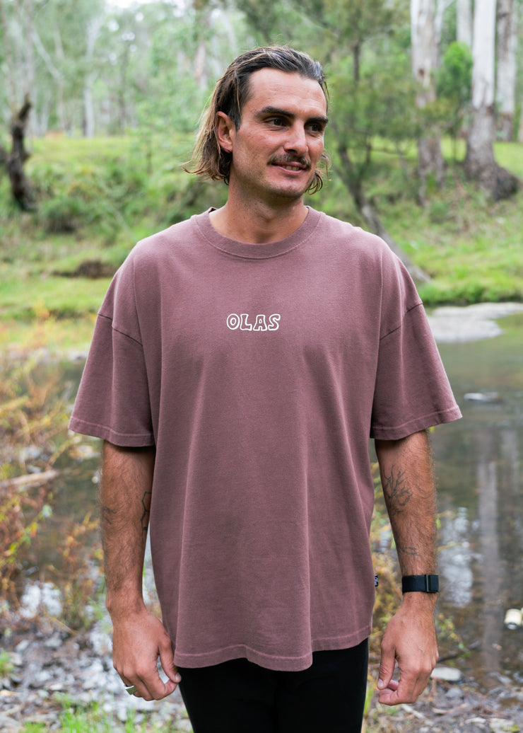 HEAVYWEIGHT JERSEY TEE MOCHA