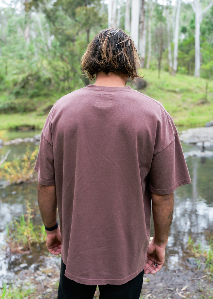 HEAVYWEIGHT JERSEY TEE MOCHA