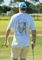 GOLF SUCKS TEE GREY