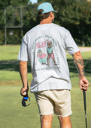 GOLF SUCKS TEE GREY