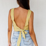 SPLICE BACKLESS TOP