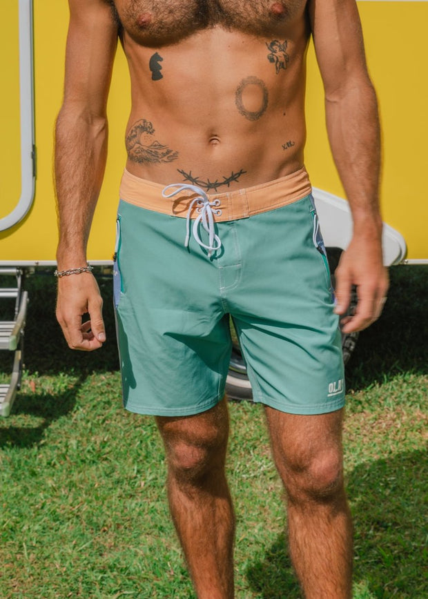 ULUWATU FIXED BOARDSHORTS GREEN