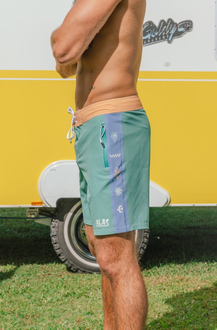 ULUWATU FIXED BOARDSHORTS GREEN