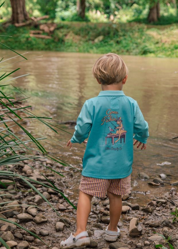 GONE FISHIN' MINI SHIRT