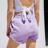 COASTAL CORD SHORT LAVENDER