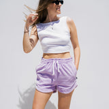 COASTAL CORD SHORT LAVENDER