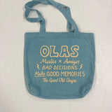 OLAS TOTE BAG BLUE