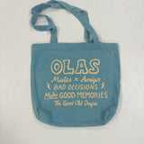 OLAS TOTE BAG BLUE