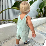 RIVER OVERALLS AQUA