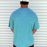 STAPLE BOX TEE TEAL